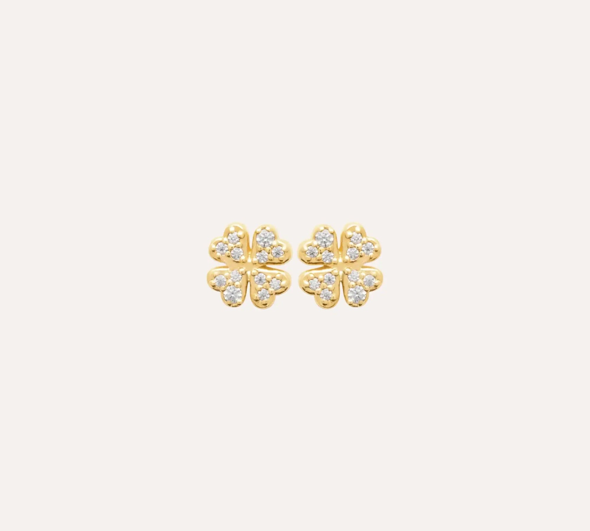 Boucles puces trèfle porte-bonheur, Les Bijoux Chics