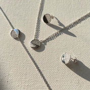 bijoux en argent rhodié et zircons