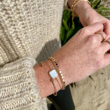 Bracelet plaqué or pampilles