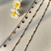 Bracelet plaqué or 18 carats mailles fines