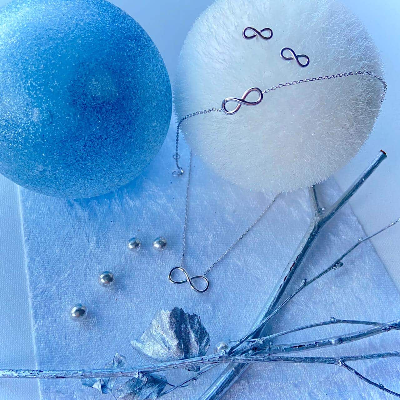 Bijoux argent femme décor Noël