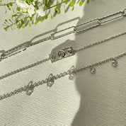 composition de 3 bracelets pour femme en argent