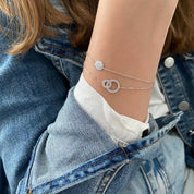 bracelet minimaliste argent