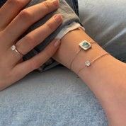 Bracelet argent pierre semi précieuse