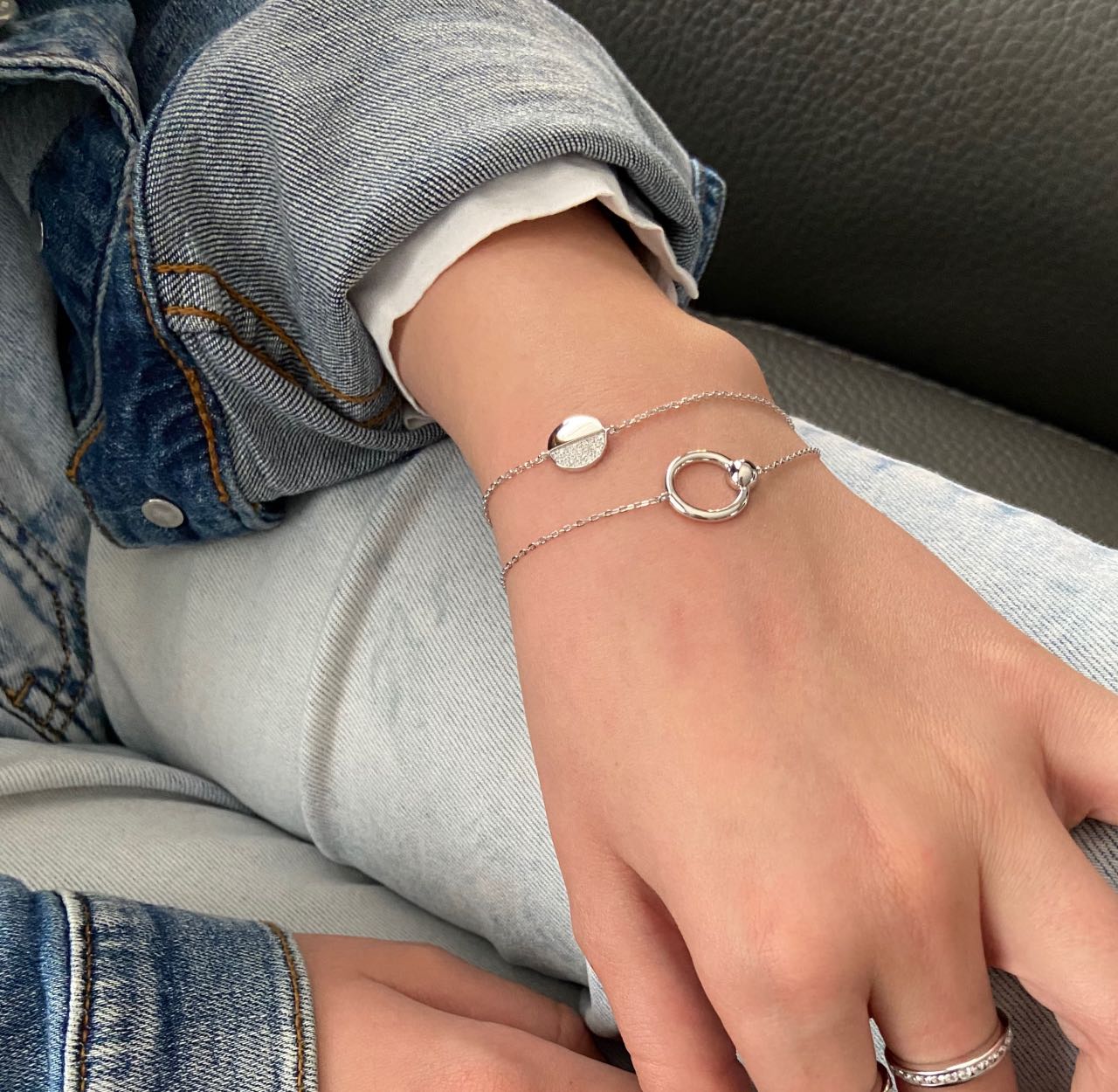 Bracelet argent brillant 925/000