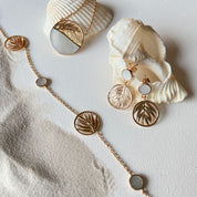 Bijoux femme plaqué or et nacre