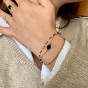 Bracelet plaqué or femme