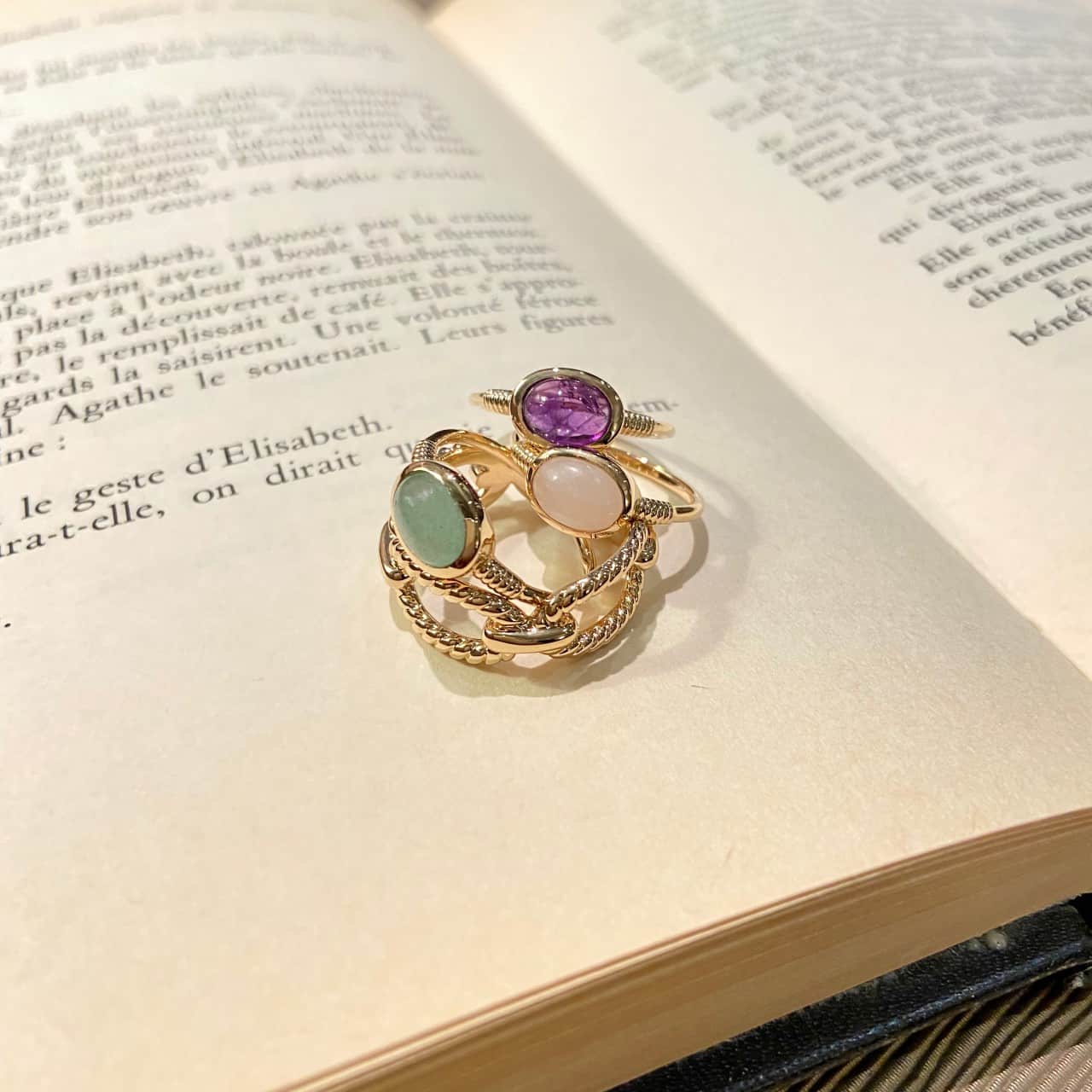 Bague plaqué or 5 microns