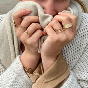 Bagues fines plaqué or Les Bijoux Chics