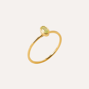 Bague fine 4 couleurs plaqué or