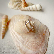 Bague argent femme moderne