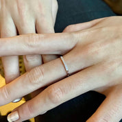 Bague argent oxyde de zirconium