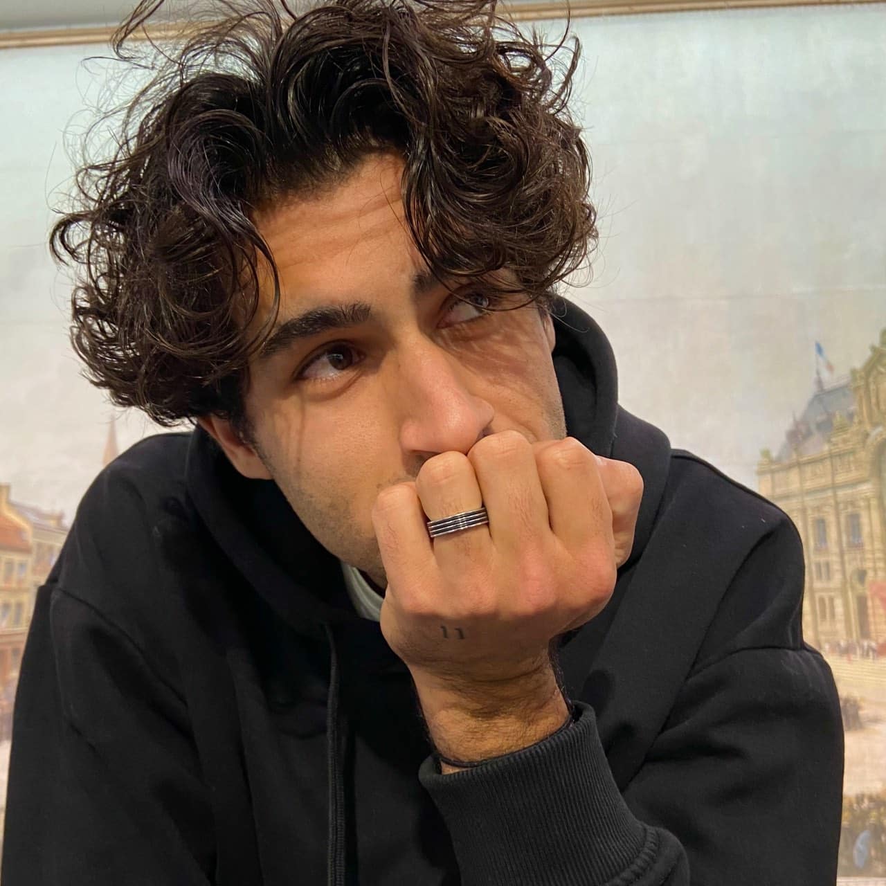 Bague homme acier Alex