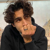 Bague homme acier Alex