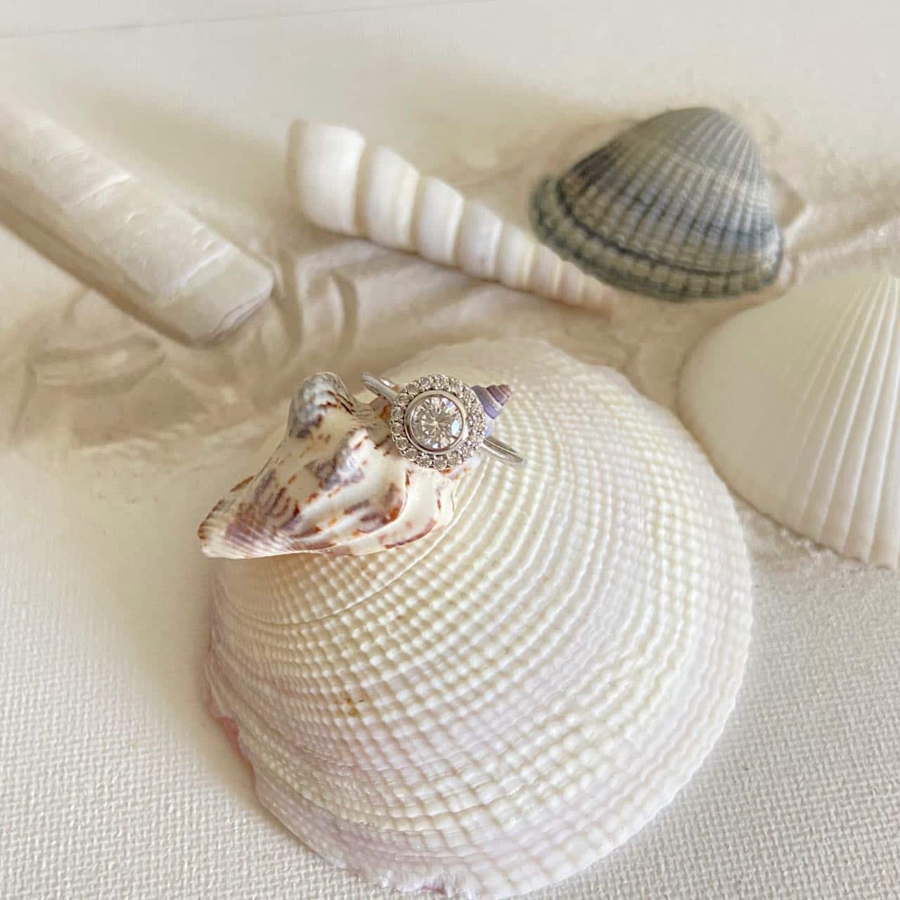 bague de fiançailles argent