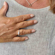 Bague de fiançailles plaqué or