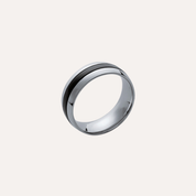 Bague homme acier inoxydable