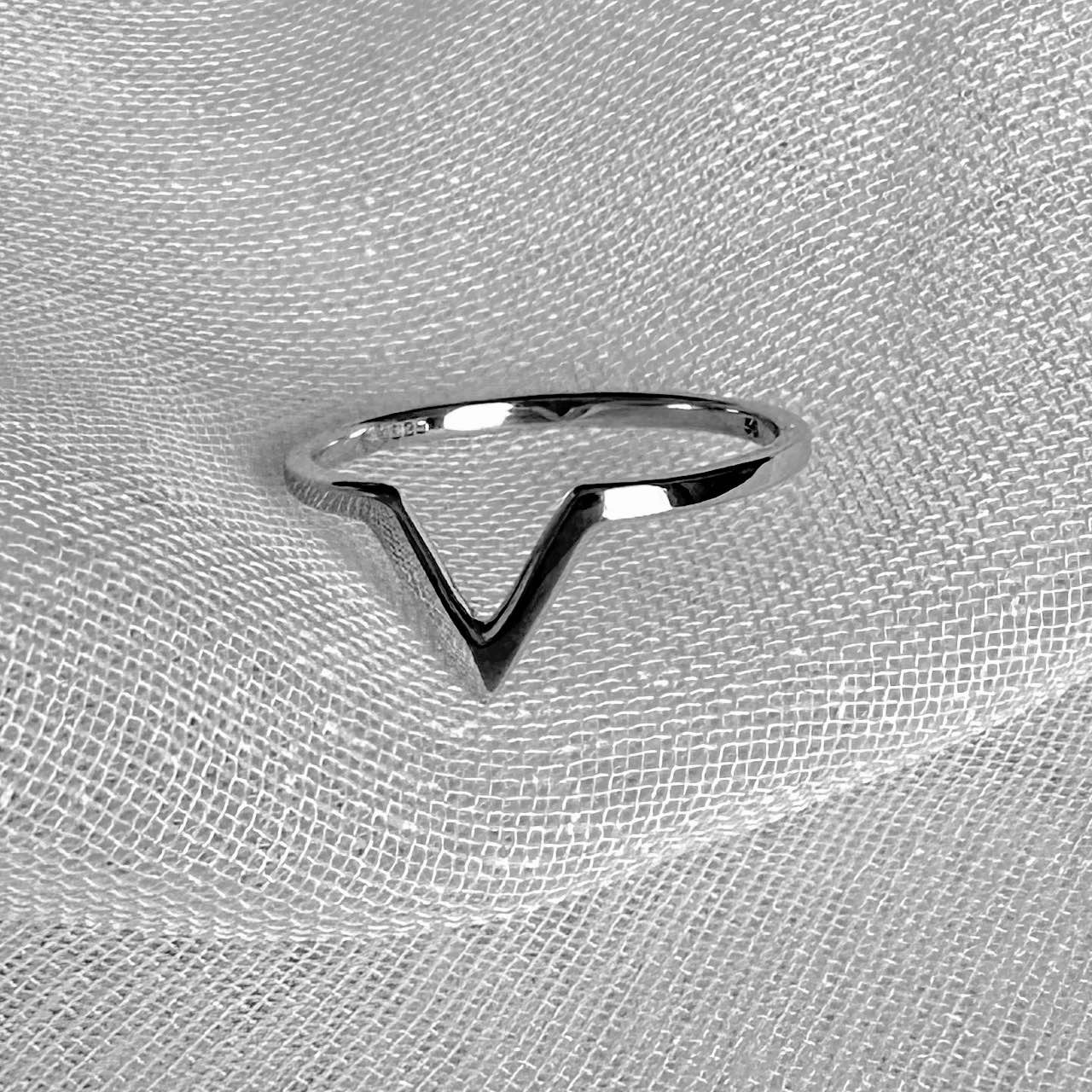 Bague en V argent femme Vanina