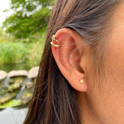 Bague oreille sans perçage plaqué or