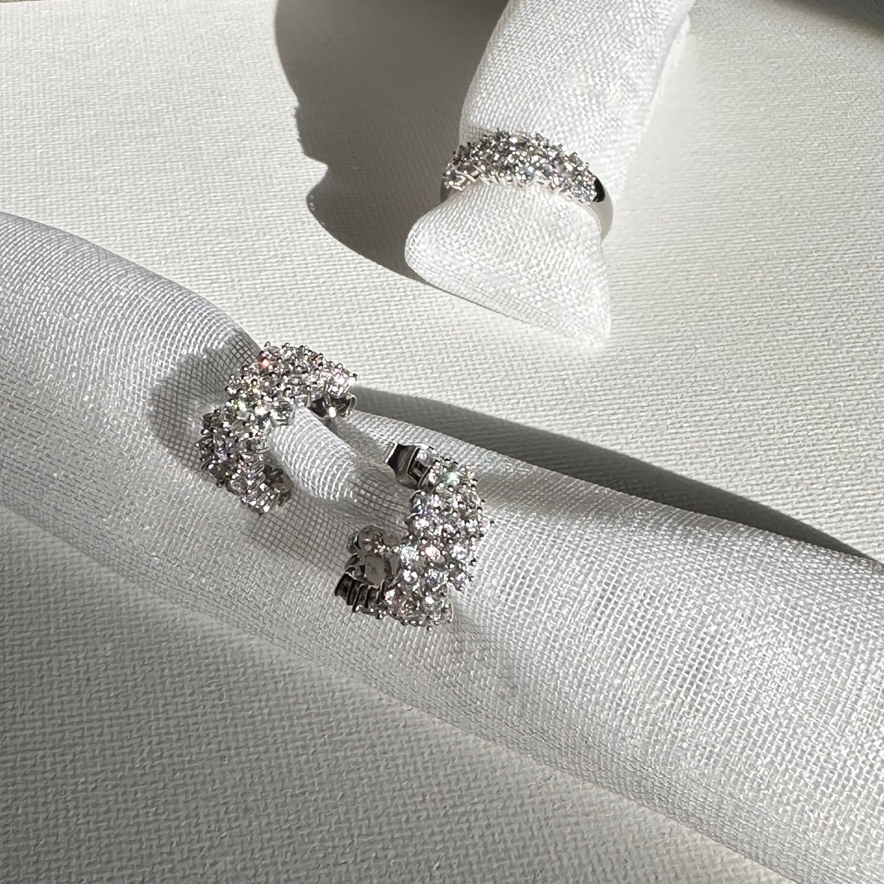 Bague argent zirconium