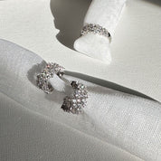 Bague argent zirconium