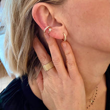 Bague d'oreille sans perçage plaqué or tendance