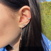 Bague d'oreille argent