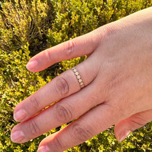 Bague fleur plaqué or