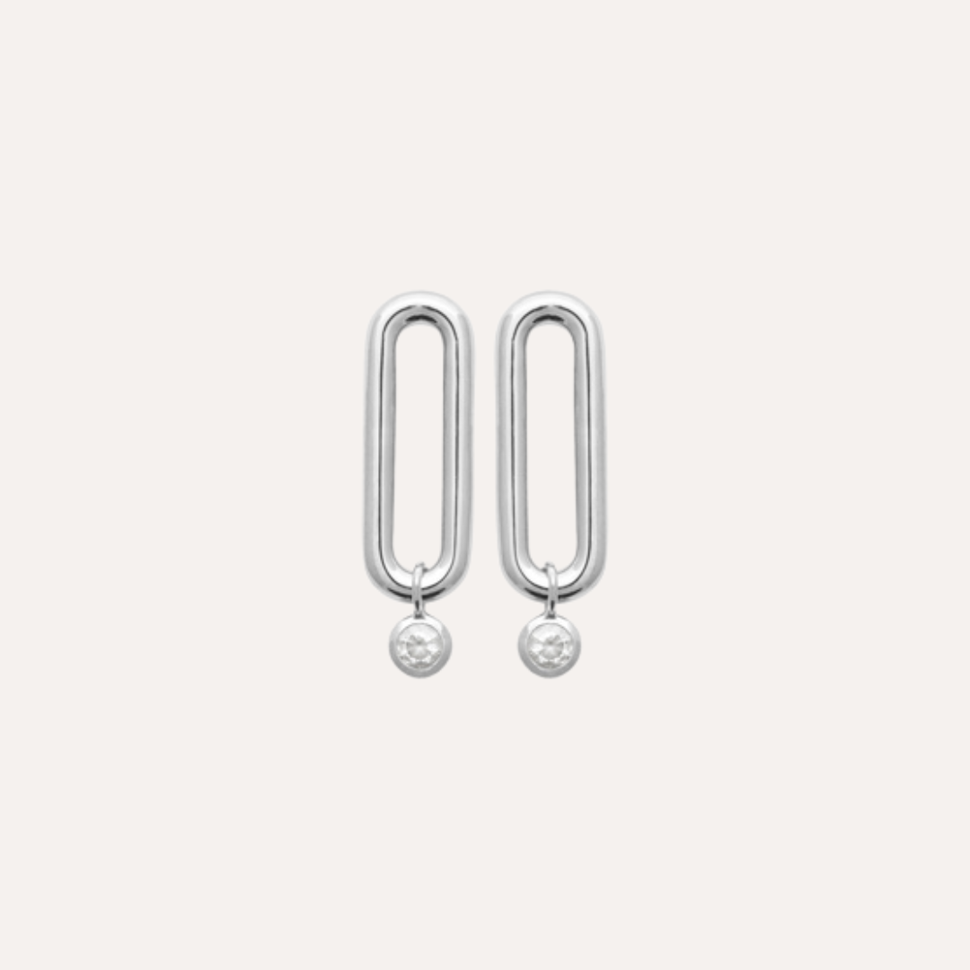 Boucles d'oreilles argent pendantes