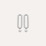 Boucles d'oreilles argent pendantes