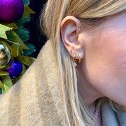 Boucles d'oreilles plaqué or femme