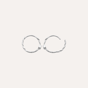 Créoles argent zirconium