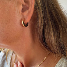 Créoles moyennes en plaqué or