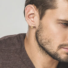 Petites créoles homme plaqué or