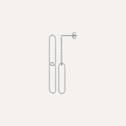 Boucles d'oreilles pendantes argent