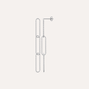 Boucles pendantes argent