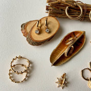 Boucles d'oreilles plaqué or chic