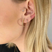 Boucles créoles plaqué or tendance