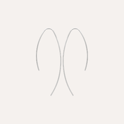 Créoles fines argent