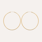 Créoles fines plaqué or