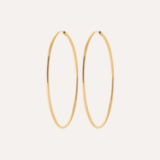 Créoles fines plaqué or