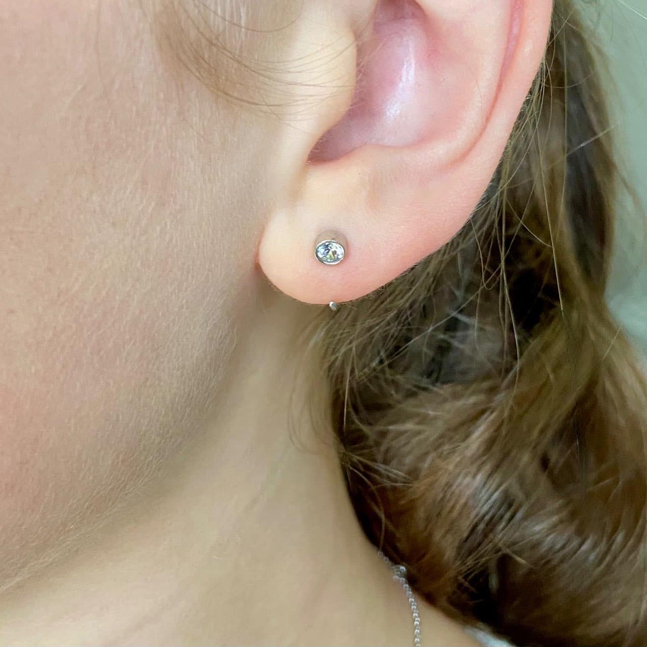 Petits anneaux argent oxyde de zirconium