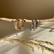 Boucles créoles argent plaqué or