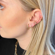 Boucles plaqué or tendance