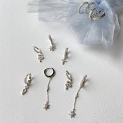 Boucles argent femme