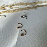 Petits anneau plaqué or et argent