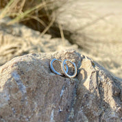 petites créoles argent zirconium