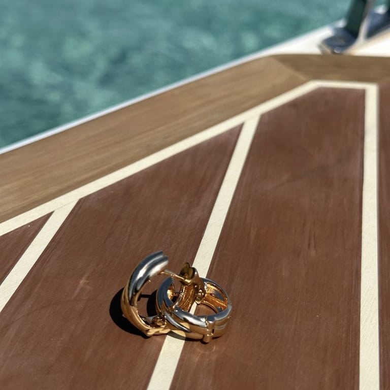 Boucles créoles plaqué or