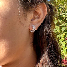 Créoles argent zirconium