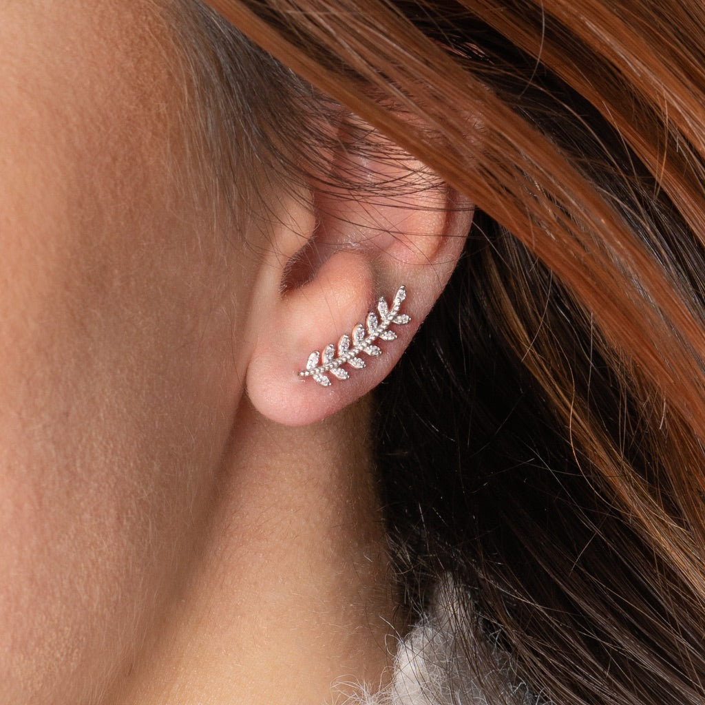 Boucles d'oreilles contour lobe